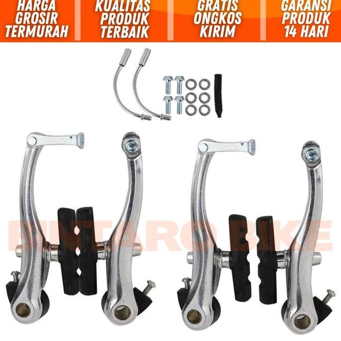 crizztophen - rem sepeda vbrake aluminium alloy chrome like tektro rx1 v-brake sepeda lipat mtb mini