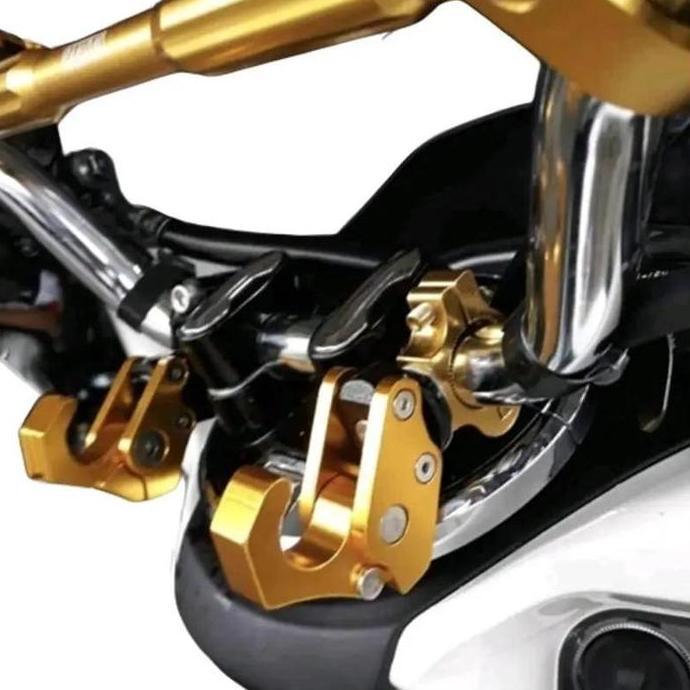 Gantungan Barang Tas Motor Cnc 1Pcs Motor Jepit Di Stang Motor Pcx 150 Adv Klx Crf Vixion Motorcycle