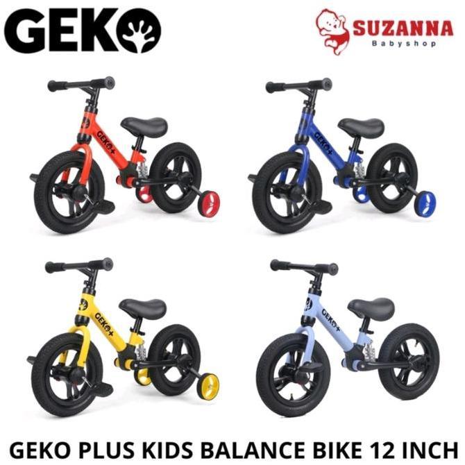 Geko Plus 4in1 Kids Balance Bike 12"