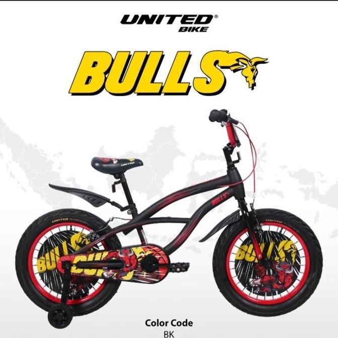 Sepeda Anak BMX 18 United Bulls Ban Besar