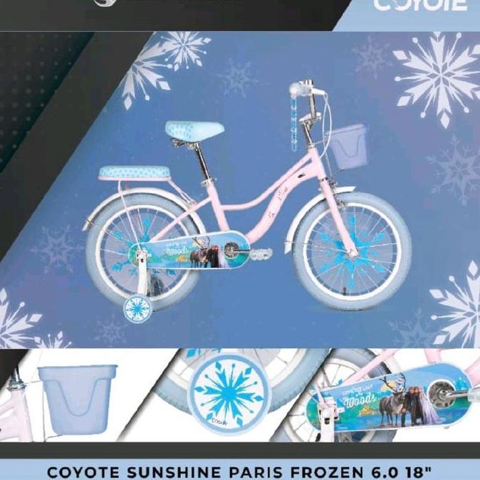 Sepeda Anak Perempuan mini 18 Frozen element Bike