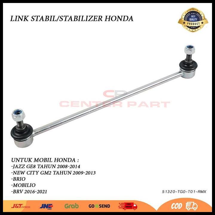 DISKON LINK STABIL STABILIZER DEPAN HONDA JAZZ S RS 2008 2009 2010 2011 2012 2013 2014 NEW CITY GM2 