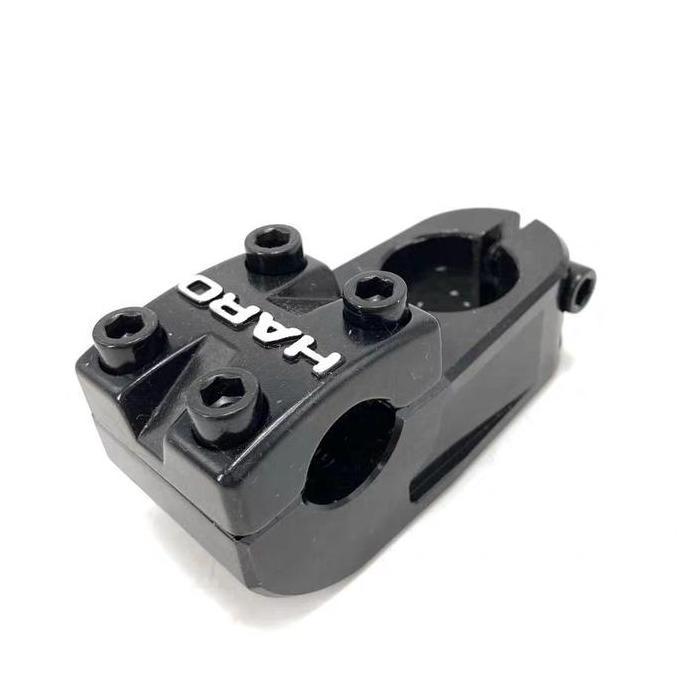 Stem Bmx Haro Baseline Black 40Mm Oversize 28.6 Handlebar 22.2 Hitam