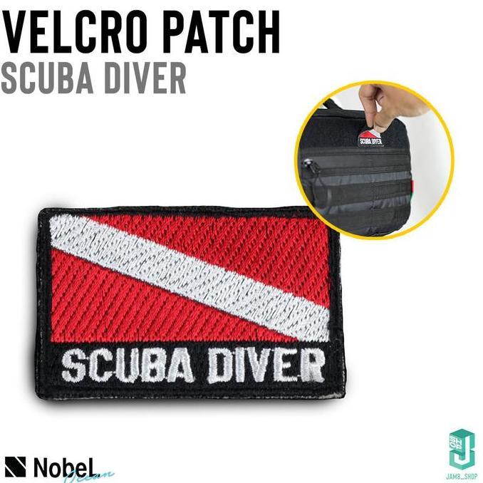 Uisce- Velcro Patch Scuba Diver|Nobel Outdoor|Bordir|