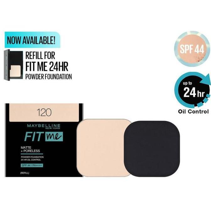 Digipost_id - (KOTAK) Maybelline Fit Me Matte and Poreless 24HR Oil Control Powder Foundation | FULL