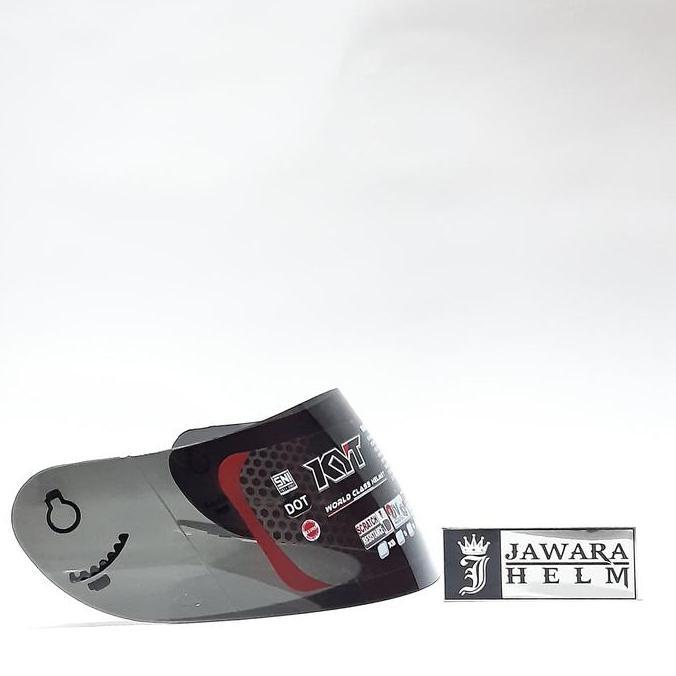 KACA HELM VISOR HELM KYT R10 RC SEVEN RC 7 K2 RIDER SMOKE CLEAR HITAM