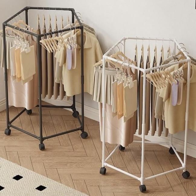 ALDEA Rak Gantungan Baju Putar 360 Etalase Baju / Stand Hanger Gantungan Baju Portable Serbaguna