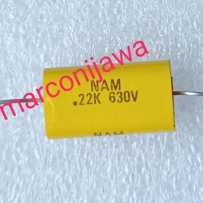 capasitor 0,22K 0,22uf 630vdc axial