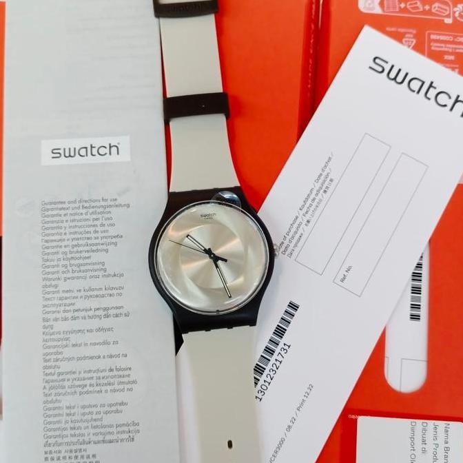 Ready  Swatch Analog Jam Tangan Pria Strap Karet SUOC104 AVENIDA Original