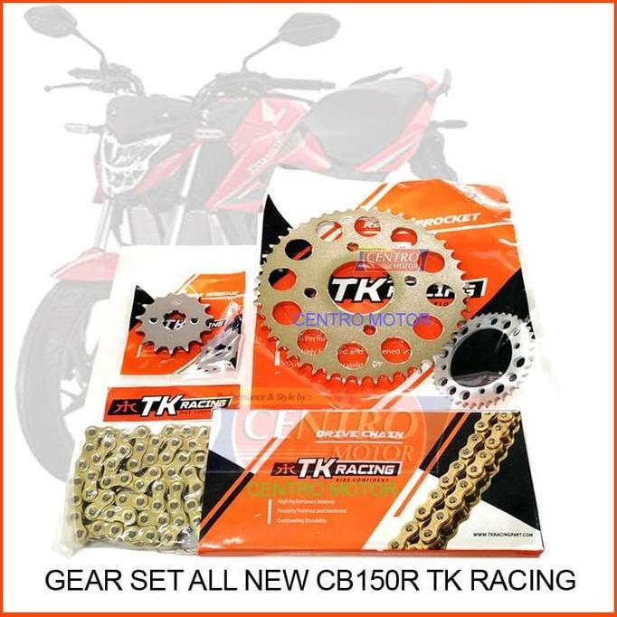 HARGA DISC - GEAR SET CB150R/ALL NEW CB150R TK RACING, GEAR PAKET HONDA CB150R TK