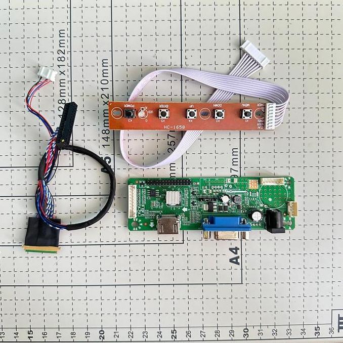 PELA.STORE5 - PAKET RAKITAN MAINBOARD BOARD MONITOR HDMI VGA LAYAR LAPTOP KHUSUS LVDS IPEX