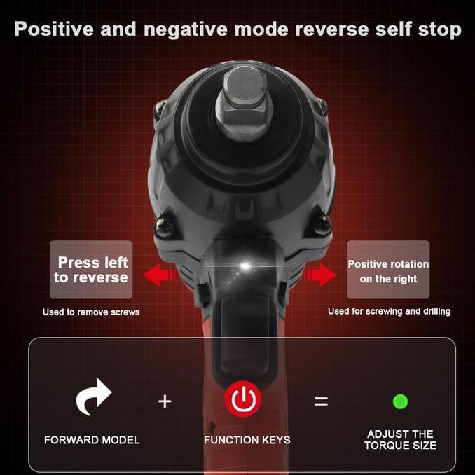 Sale Jld Mesin Bor Impact Baterai 88Vf Fullset Impact Bor 2Baterai 650Nm Impact Wrench Impact Jld Se