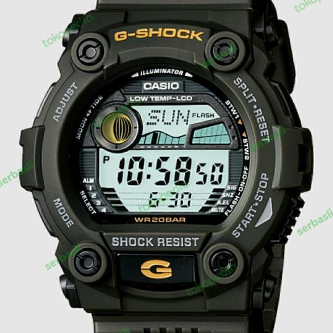 JAM CASIO GSHOCK G7900 / G-7900-3DR DIGITAL ORIGINAL BERGARANSI