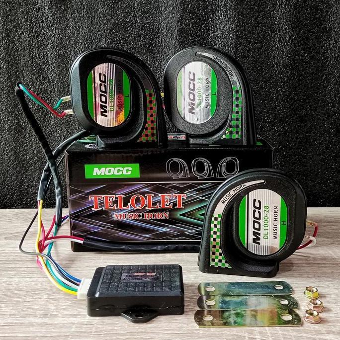 Klakson Telolet 6In1 Klakson Keong Telolet Triple 6 Suara Universal Mobil Motor Klakson  Motor Modul