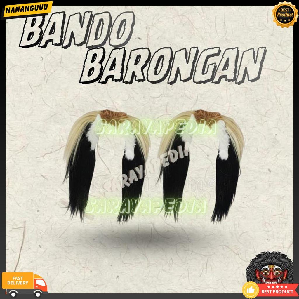 Bando Barongan Bando Pentas Rambut Sintesis Sry Cod