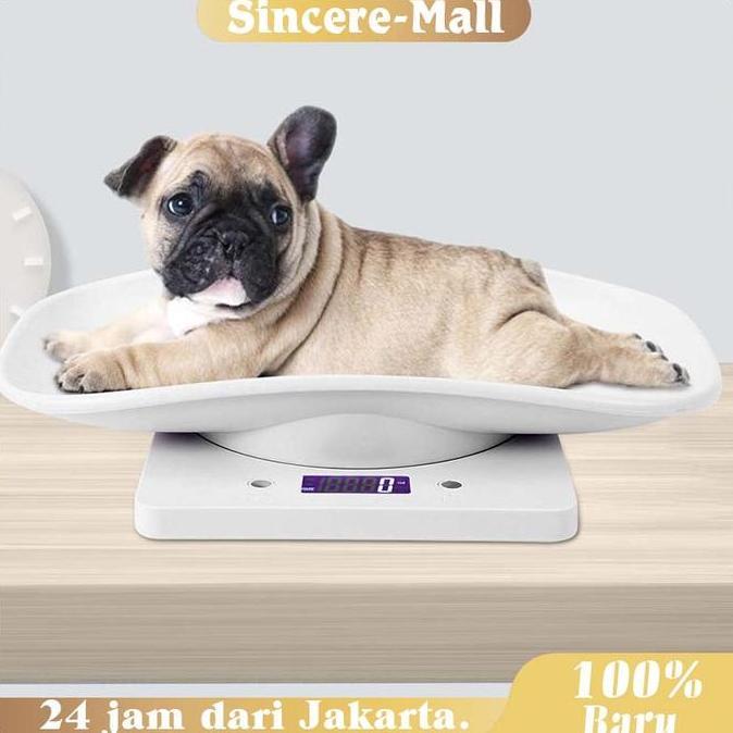 POIRENS Timbangan Kucing / 1g-10kg Timbangan Hewan Peliharaan Kecil / Multifungsi Timbangan Buah Dap