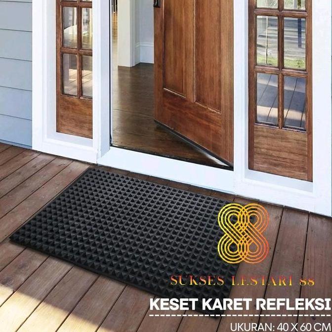 Lansungkirim- Keset Karpet Anti Slip Karet Refleksi Kaki Tangan