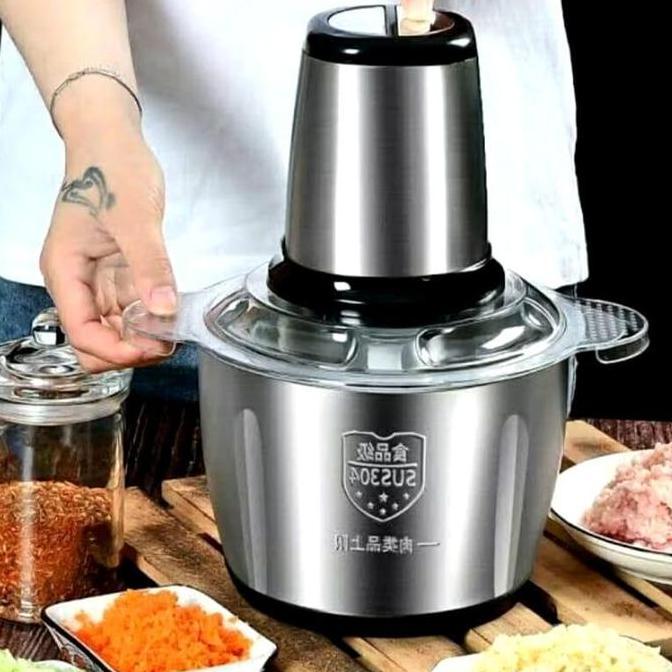 CHOPPER 2L blender daging stainless Steel Steel