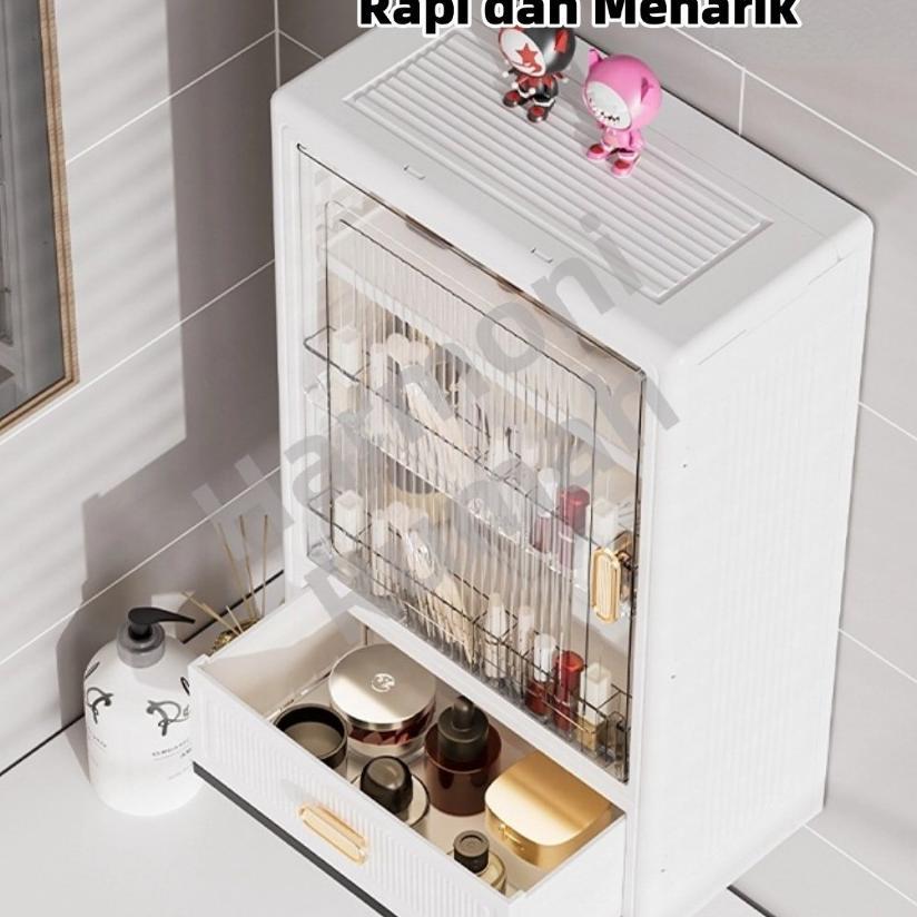 Lemari Plastik Kamar Mandi Dinding Rak Dinding Tempel Rak Kamar Mandi Tempel Rak Bumbu Dapur Dinding
