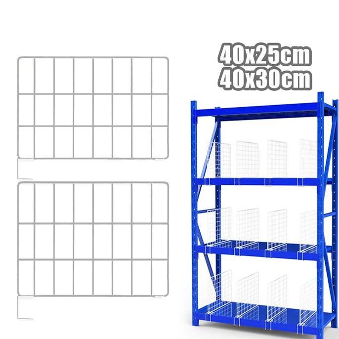 AMERZANA Sekat Rak Gondola Aksesoris Rak Gondola 40X25 40X30cm