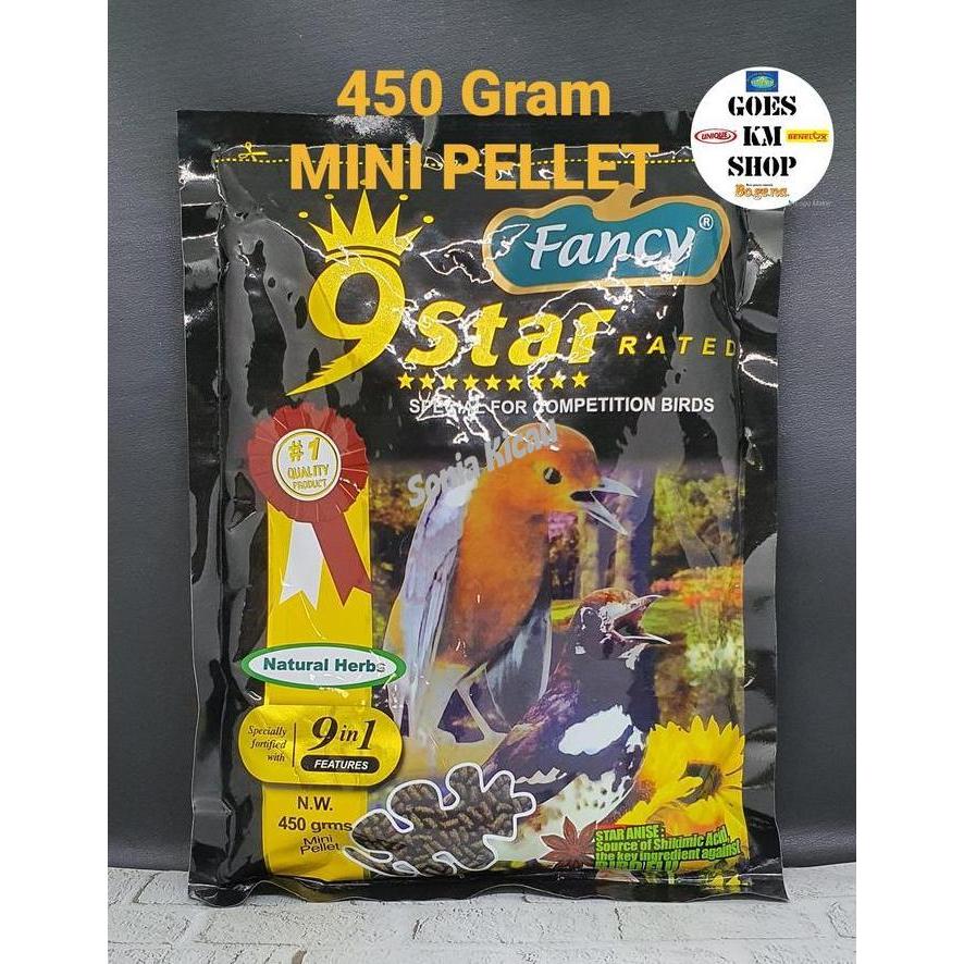 Vur Fancy 9 Star 450Gr Natural Herbs Mini Pellet Vur Warna Coklat