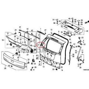 Tailgate / Pintu Bagasi CRV 2013-2015 Original