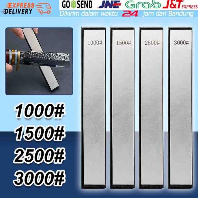 AYOBAKUL Batu Asah Pisau Diamond Grit Pengasah Pisau Diamond Sharpening Plate