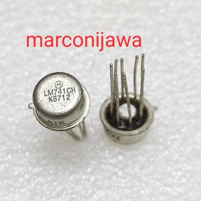 Ready LM741CH ic metal bulat Motorola asli