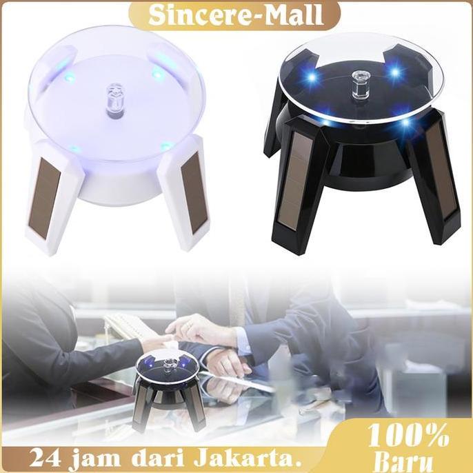 ERTTOLIN Solar Display Stand Putar Stand Display Putar 360 Solar Display Putar