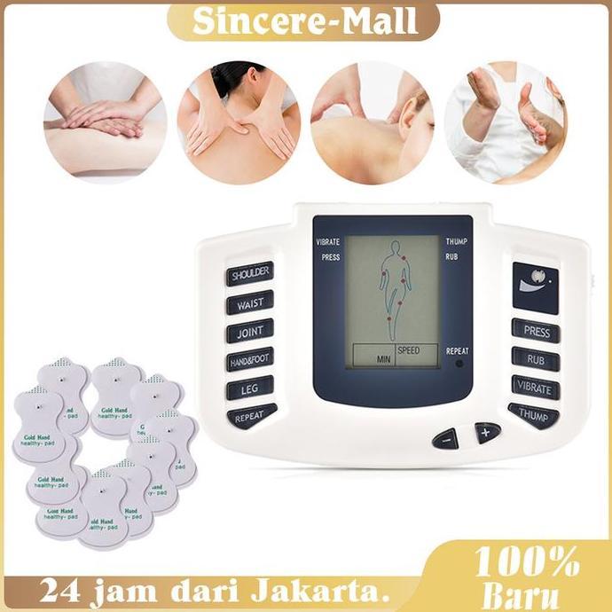 FERAYPO Alat Pijat Akupuntur Elektrik Alat Terapi Listrik Gel Pad Alat Pijat