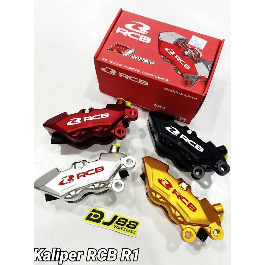 Kaliper Rcb R1 4Piston Nmax Aerox Xmax R15 Cbr150 Cb150 Mt15 Xsr155