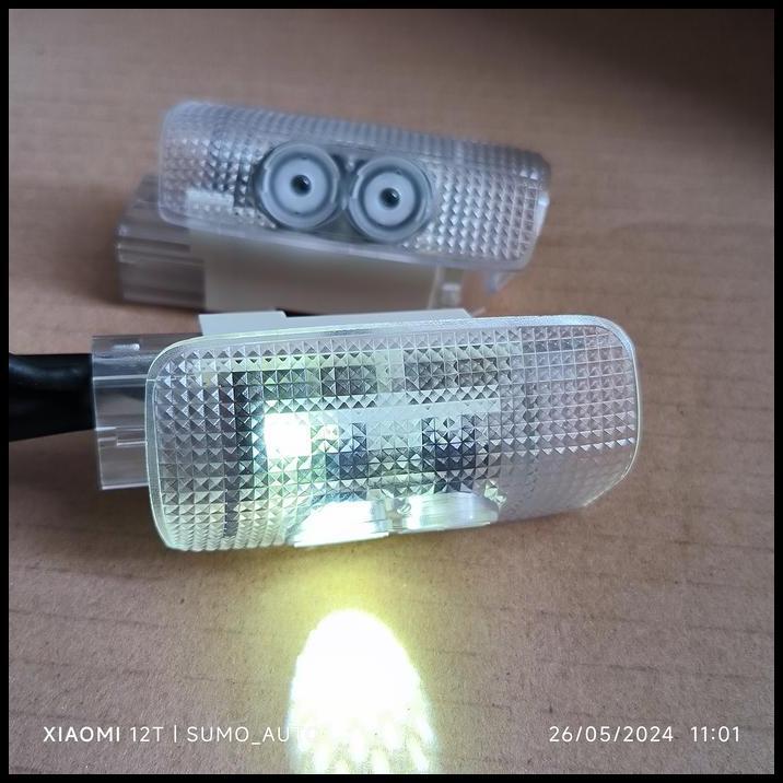GRATIS ONGKIR LED PROJECTOR LAMP LOGO TOYOT+WELCOME LIGHT FORTUNER VRZ SRZ GR SPORT 