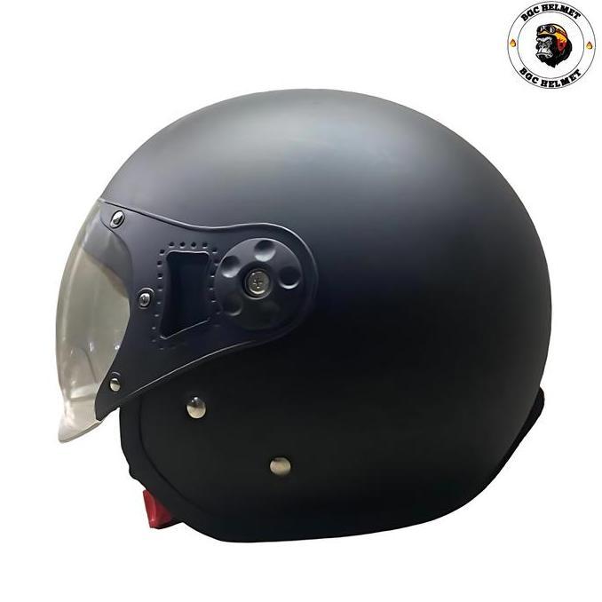 NIELS Bogo Hijab Cepol Retro Ori  Helm Half Face Untuk Wanita Remaja Dewasa Model YRH (COD) Motorcyc