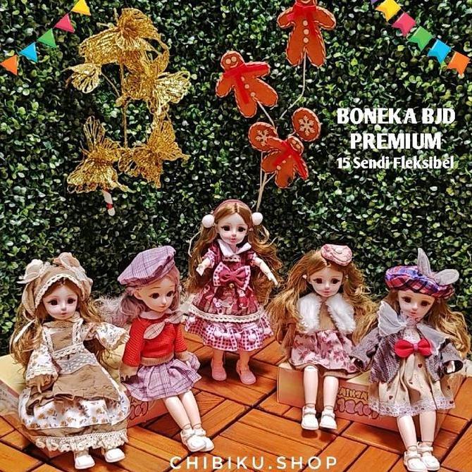 NEW CHIBIKU BONEKA BJD PREMIUM BARBIE DOLL 30CM CUTE MAINAN BONEKA KOREA ANAK HADIAH FIGURINE ANIME 