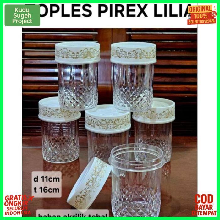 New Termurah Toples Lebaran Pirex Lilia 1200 Ml Set 6