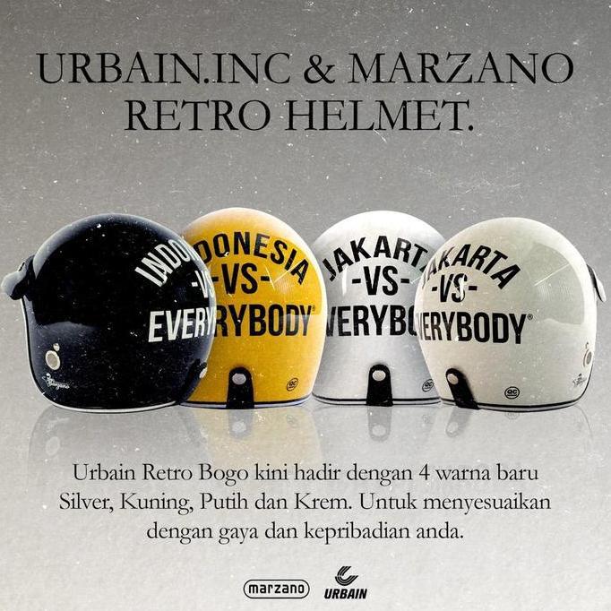 Riyanbpn5 - Marzano Helmet - Helm Retro Marzano X Urbain Colour Series