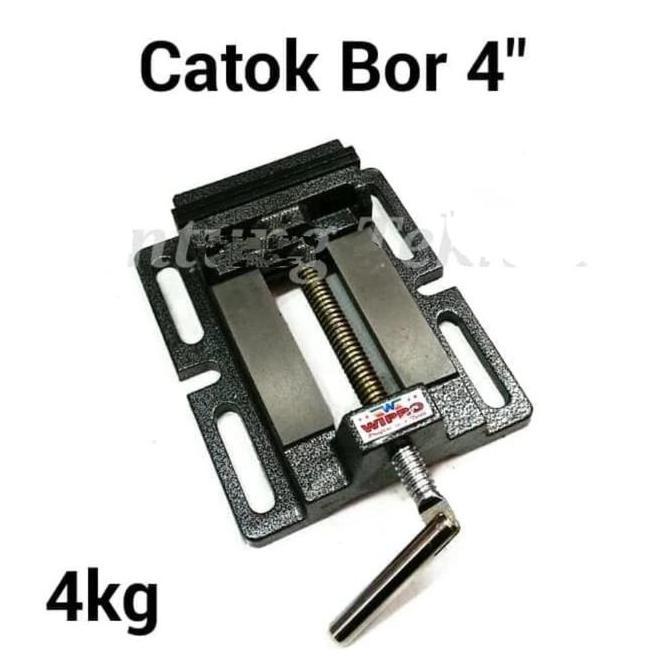 Grosir Wipro Edv-4S Catok Bor 4" Ragum Untuk Bor Duduk 16 Mm Edv4S Vice Table 4 Inch