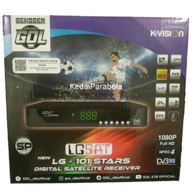 VELMOURACOLLCET RECEIVER PARABOLA LGSAT STARS  STAR GARDINER OTTIMO INCLUDE VOUCHER 50RB  BY K VISIO