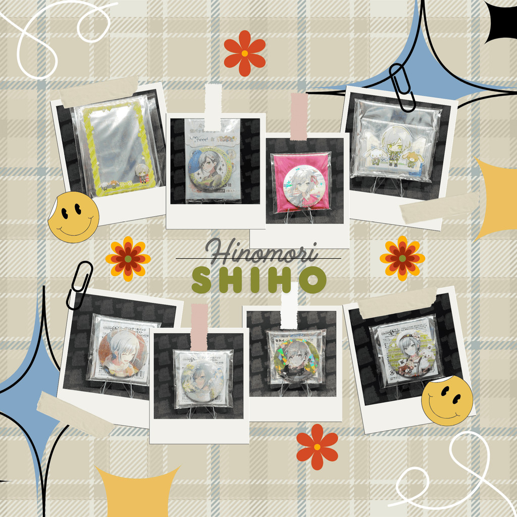 [OFFICIAL MERCH] Project Sekai Hinomori Shiho Pin Badge Hard Case ePick Mini Acrylic Sanrio