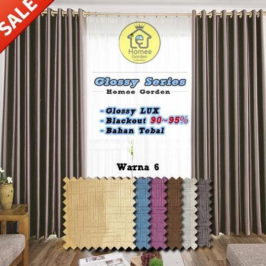 gorden polos/gordyn polos/gorden blackout/gorden blackout mewah/baru/glossy