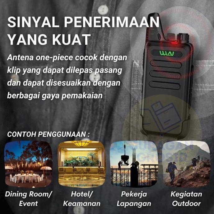 Ht Wln Kd - C1 Ht Uhf Free Handsfree Lengkap Kdc1 Wlan Original Terlaris