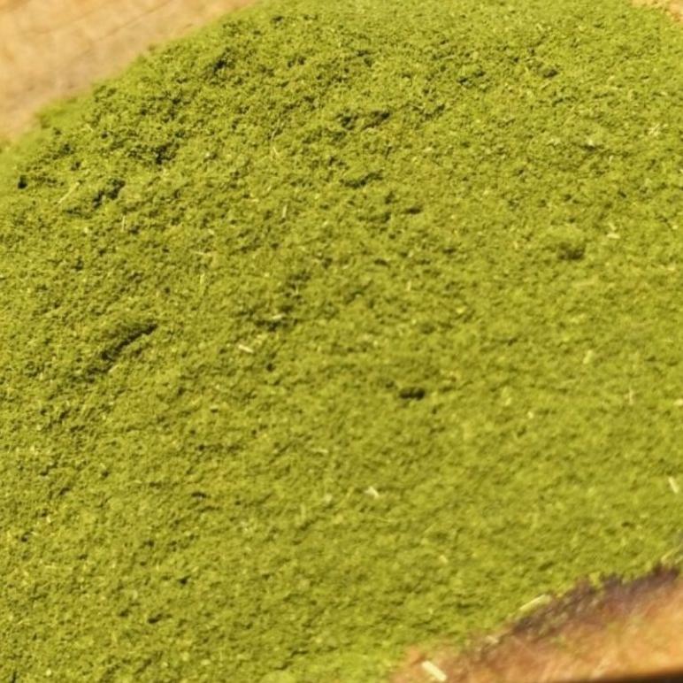 Ready Stock Bubuk Daun Kangkung Kering 1kg Hijau Nutrisi Terjaga