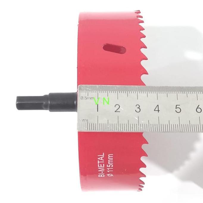Promo Hole Saw 115 Mm/Mata Bor Pembolong Kayu/Triplek/Plastik Pvc