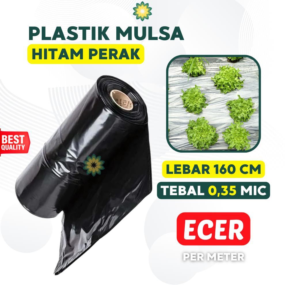 Promo Cod Plastik Mulsa 160 Cm 1 Meter Plastik Mulsa Hitam Perak ><