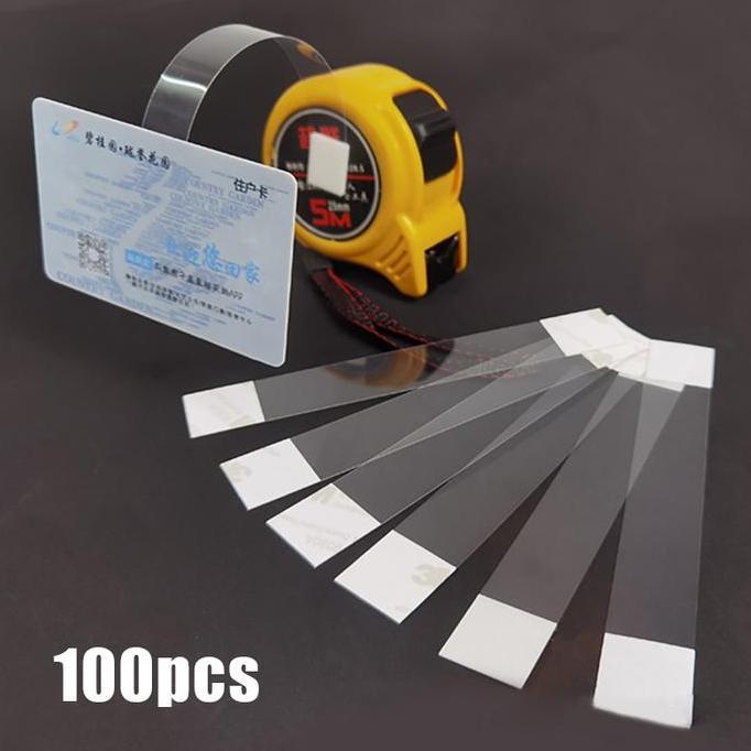 100pcs Wobbler Promosi / Mika Label Harga Rak / Mika Display Kartu Promo