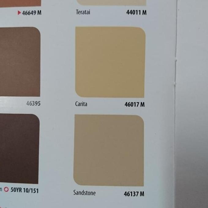 Cat Dulux Weathershield 46137 M Sandstone kemasan 2.5 L ( galon )