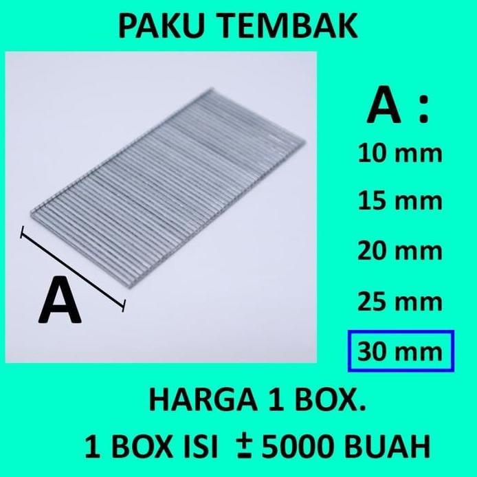 F30 - isi paku tembak angin / staples gun TYPE PAKU I