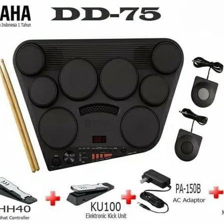 Yamaha Drum pad drum elektrik DD75 original