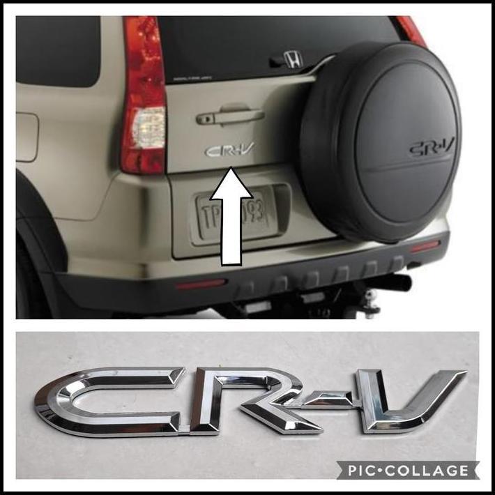 TERLARIS EMBLEM CRV CR-V BELAKANG HONDA CRV GEN 2 TAHUN 2002-2006 