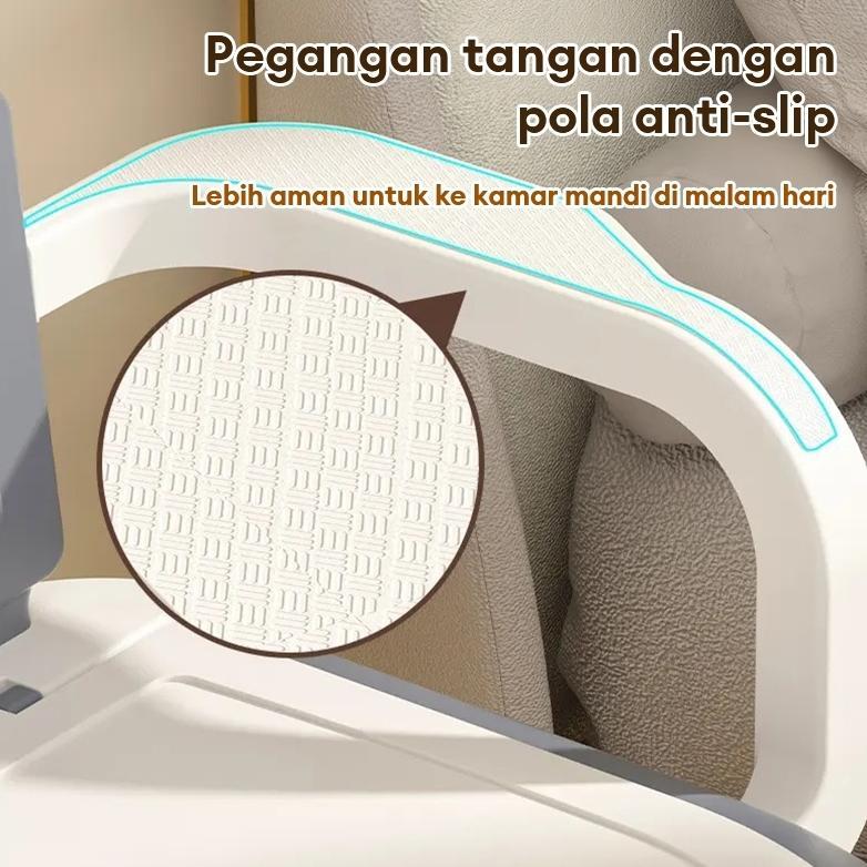 Salvo Closet Jongkok Closet Duduk Toilet Portable Kursi Toilettraining Anak Pispot Dewasa Wanita